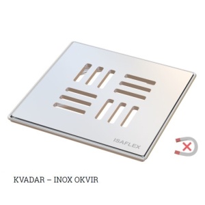 REŠETKA 15X15 KISELOOTPORNI INOX MASIV KVADAR – ISAFLEX