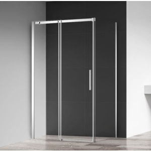 TITAN 100X80 TUŠ KABINA VISINE 195 PROVIDNO STAKLO 8mm HROM RAM – CONCEPT