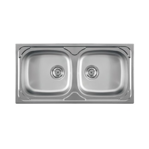 SUDOPERA INOX POLIRANA LUNA 860X435 fi90 2D METALAC