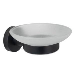 DRŽAČ SAPUNA STAKLO 507 DARK MAT CRNO – MINOTTI