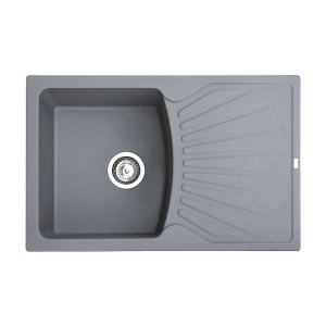 SUDOPERA GRANITNA XQUADRO PLUS GRAFIT 770X500 SA SIFONOM fi90 METALAC