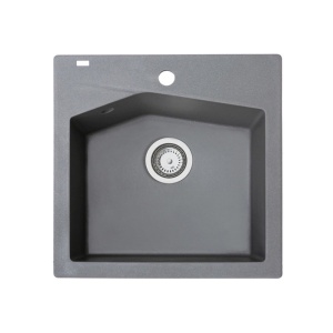 SUDOPERA GRANITNA XLINEA 50 GRAFIT 500X500 SA SIFONOM fi90 METALAC