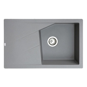 SUDOPERA GRANITNA XLINEA PLUS GRAFIT 780X500 SA SIFONOM fi90 METALAC